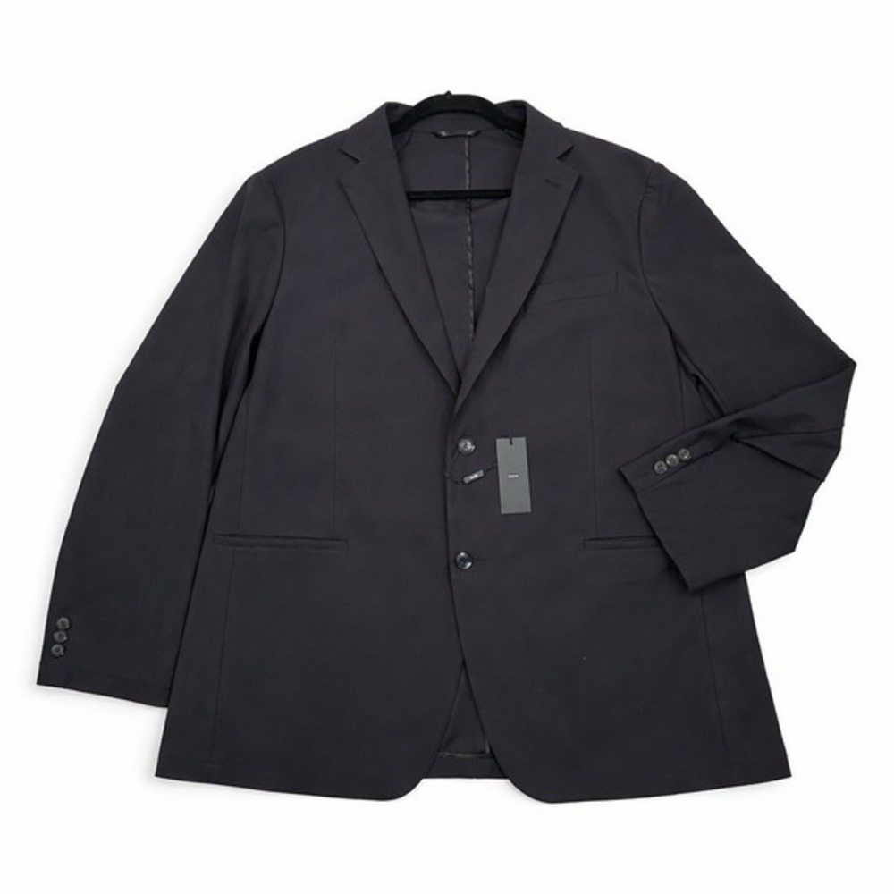 NWT Sene Soho‎ Flex Tech Sport Coat Unstructured Blazer Jacket 44R Black Casual